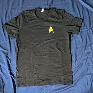 SDCC Exclusive Paramount+ Black Star Trek Strange New Worlds T-Shirt